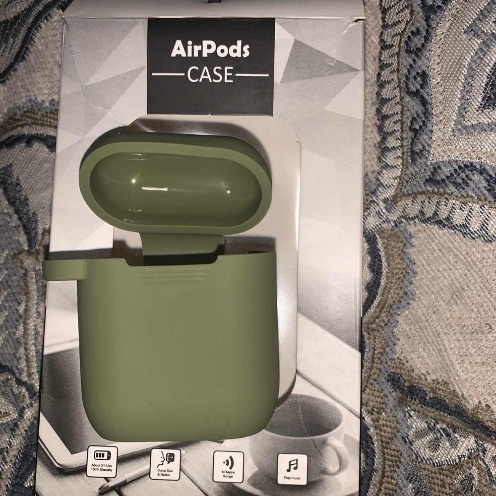 Army green olive green AirPod case
